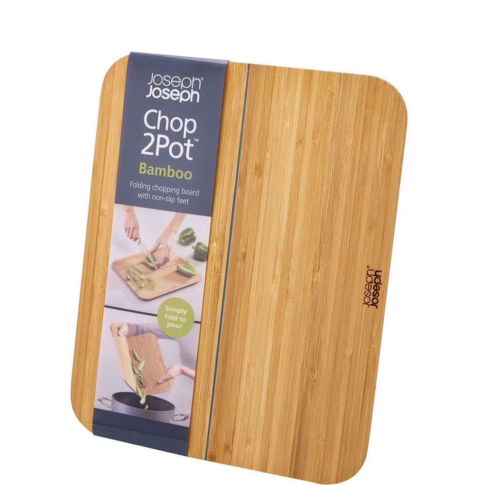 Chop2Pot™ Bamboo Folding Chopping Board Large