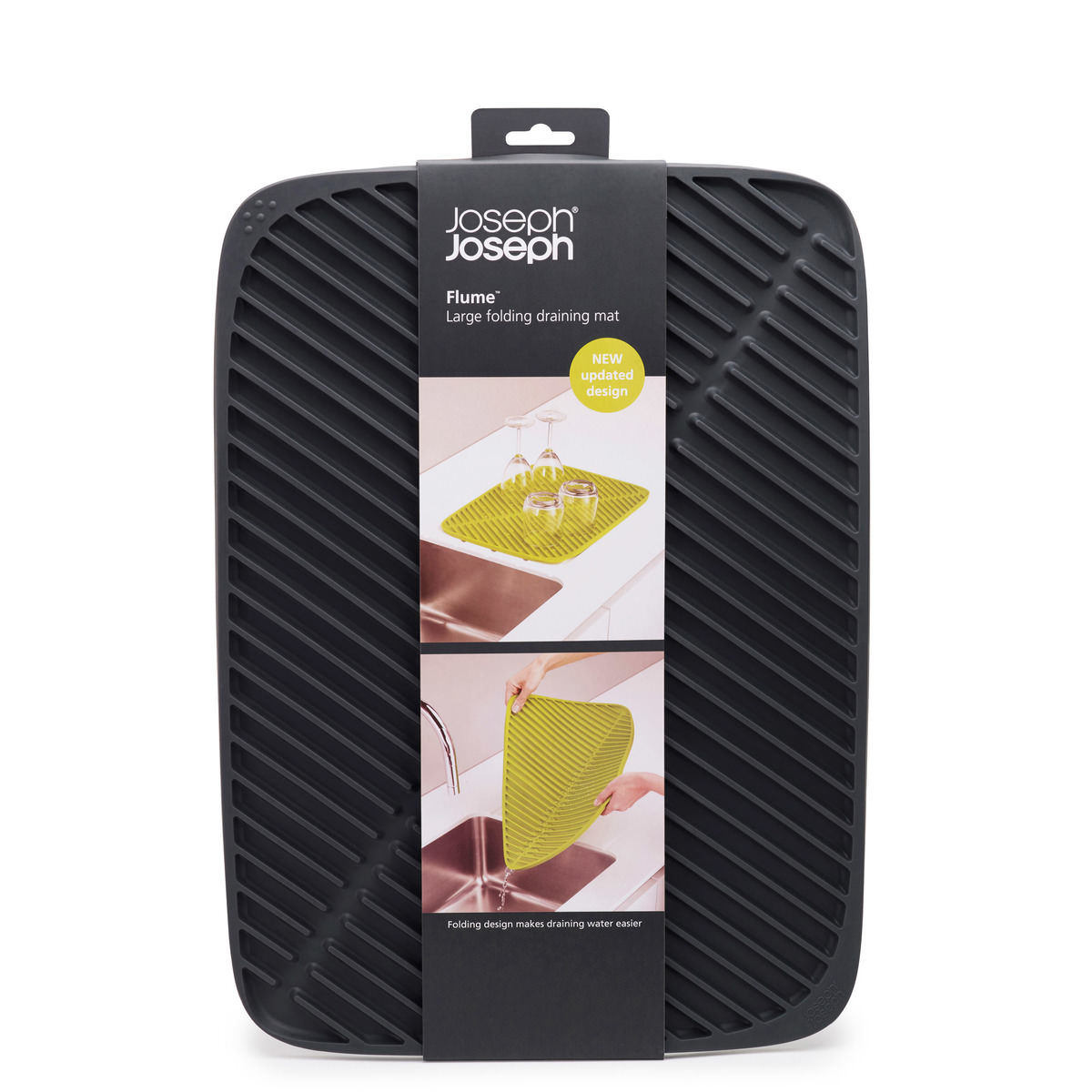 Flume™ Dish Draining Mat - Grey
