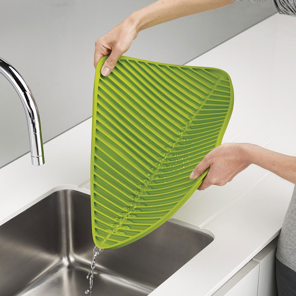 Flume™ Dish Draining Mat - Grey