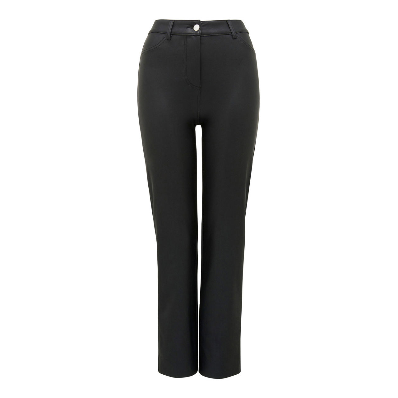 Juliet Vegan Leather Straight Leg Pants