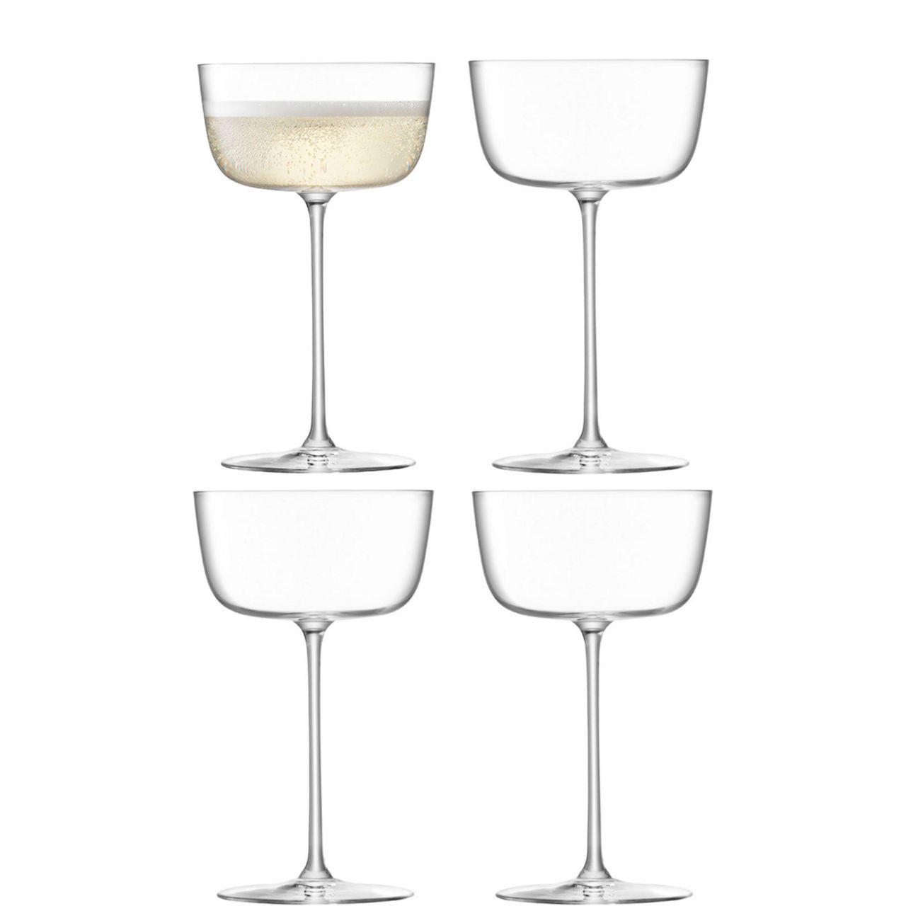 Borough Cocktail Saucers Set Of Four