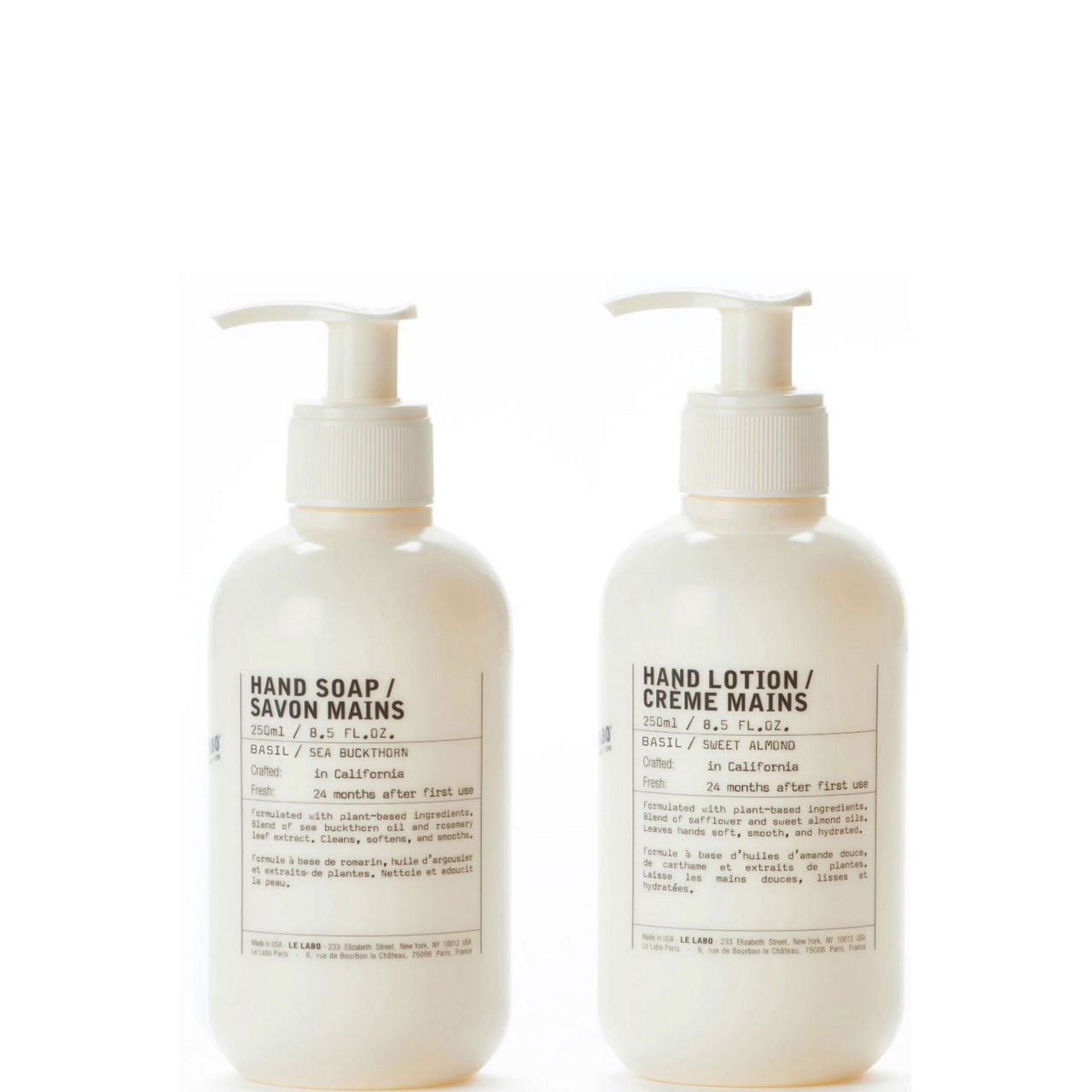 Le Labo Basil Soap & Lotion Duo