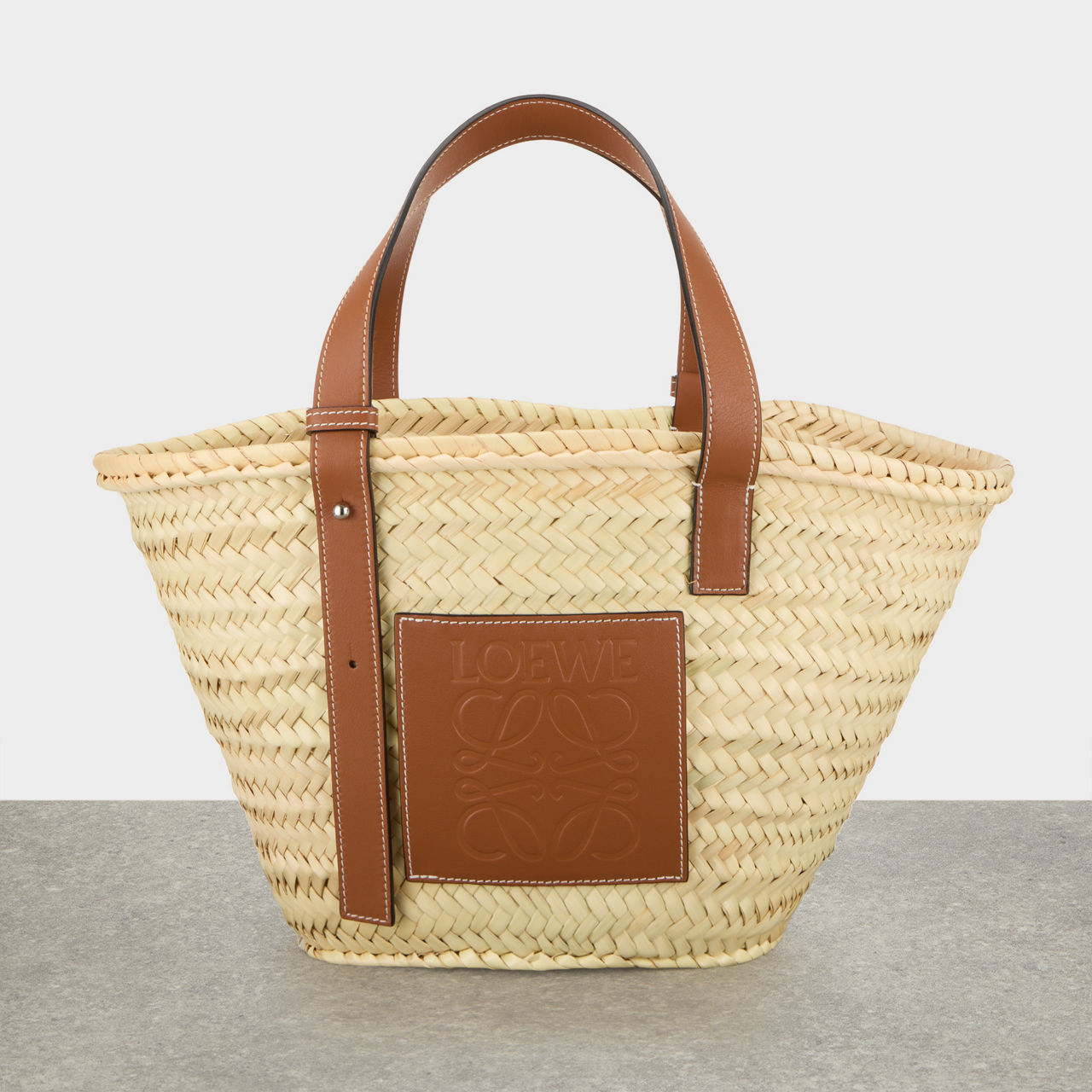 Palm Leaf Basket Bag