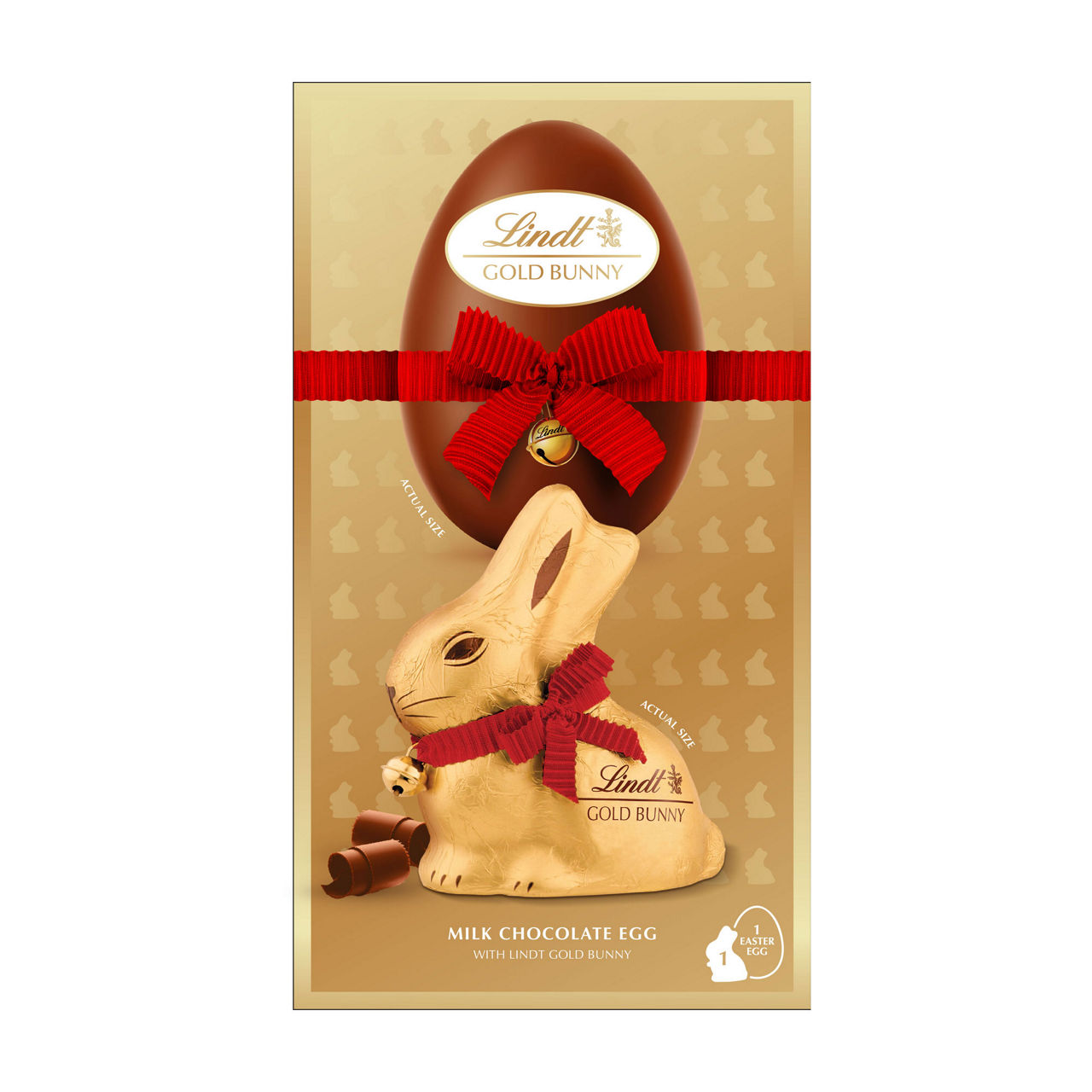Milk Chocolate Egg & Gold Bunny 360g Milk Chocolate Egg & Gold Bunny 360g