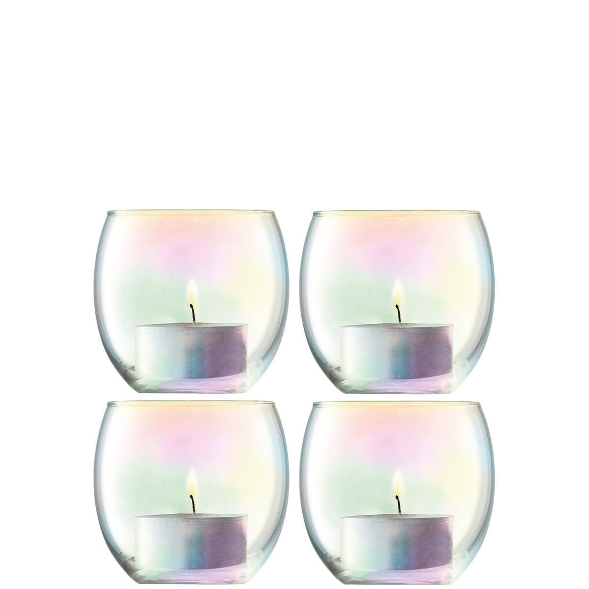 Pearl Tealight Holder Set of 4