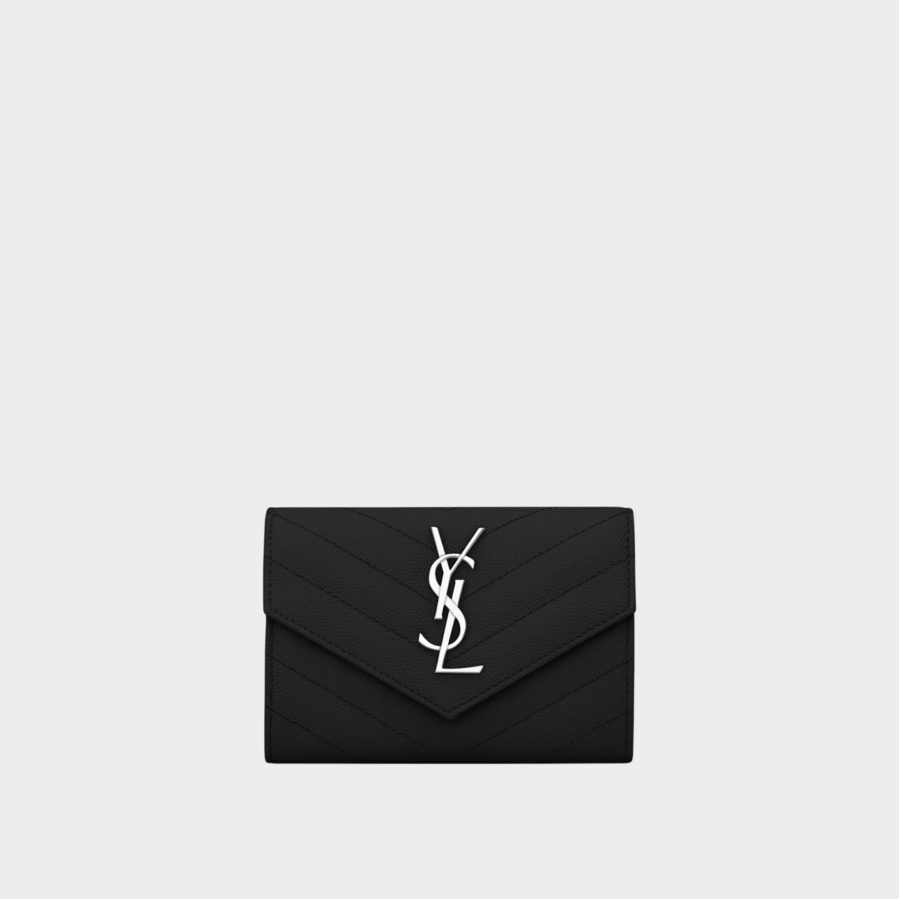 Monogram Small Embossed Leather Envelope Wallet