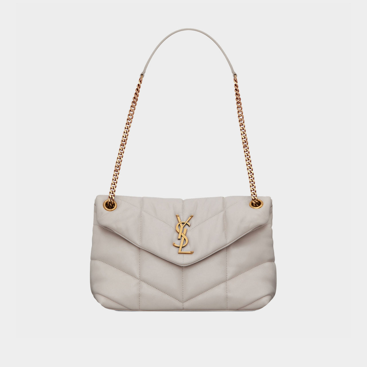 Lou Lou Small Puffer Leather Shoulder Bag