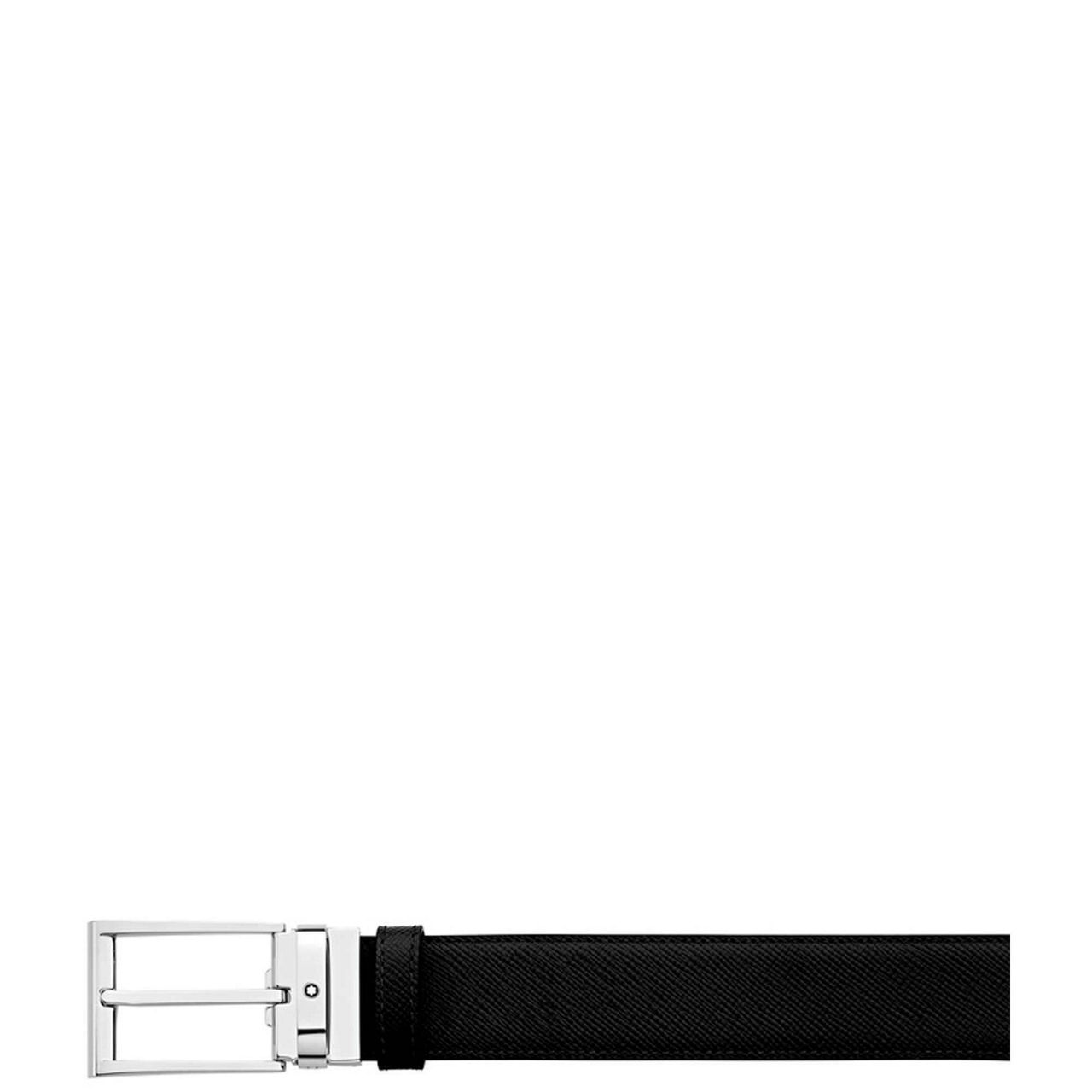 Grained Leather Reversible Belt
