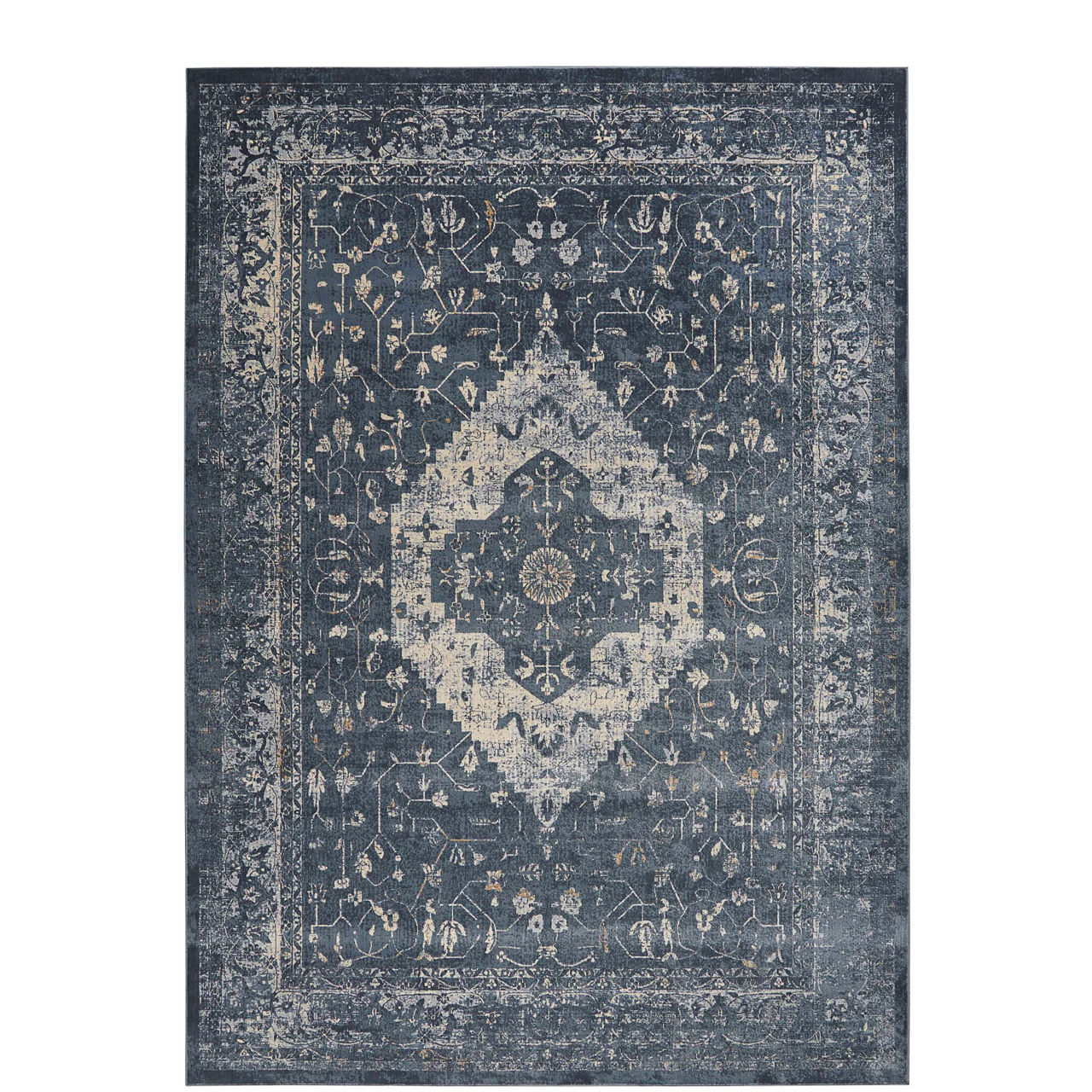 Kathy Ireland Malta 11 Navy Rug