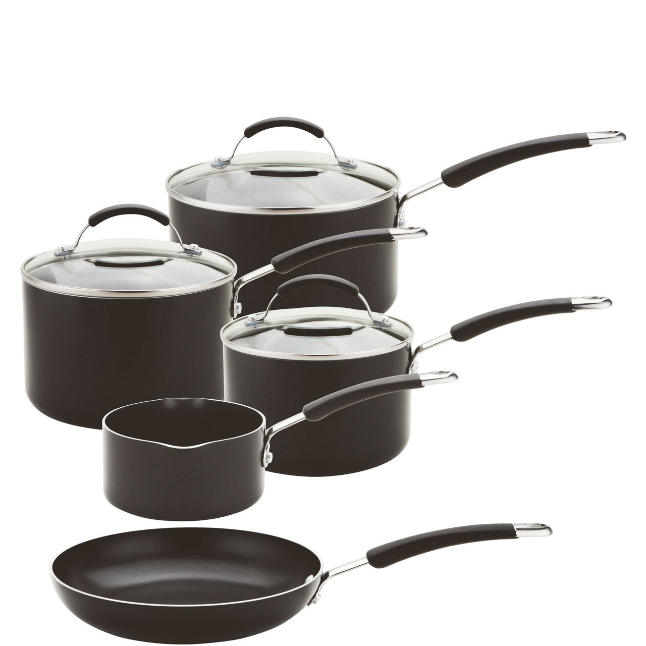 Five-Piece Non-Stick Induction Saucepan Set