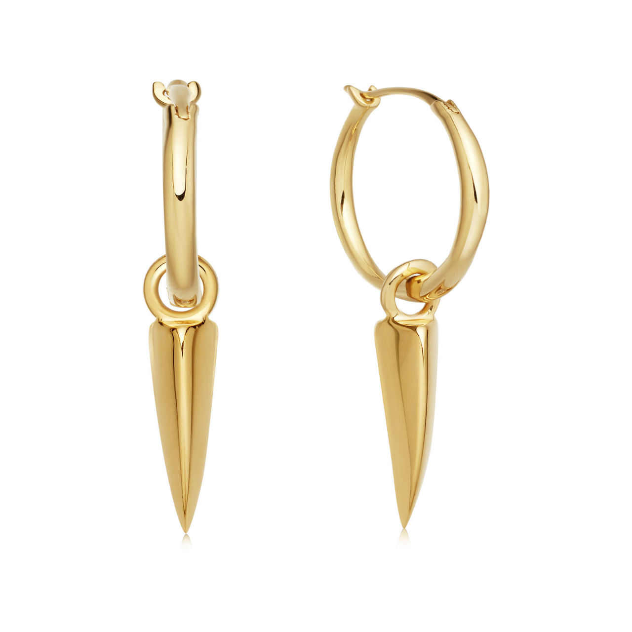 MISSOMA Mini Claw Charm Hoop Earrings