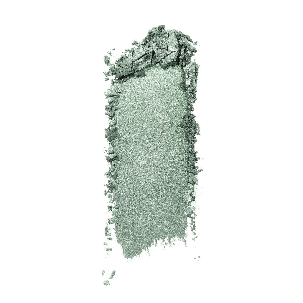 NARS Single Eyeshadow in Zambezi, shimmery sage green powder swatch showing metallic finish and texture