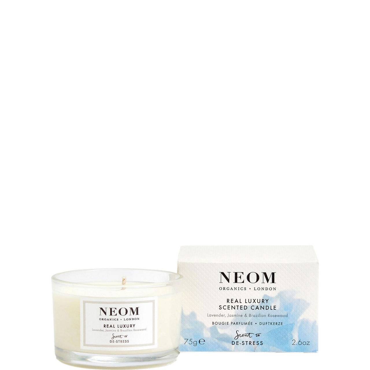 Real Luxury Travel Scented Candle 75g