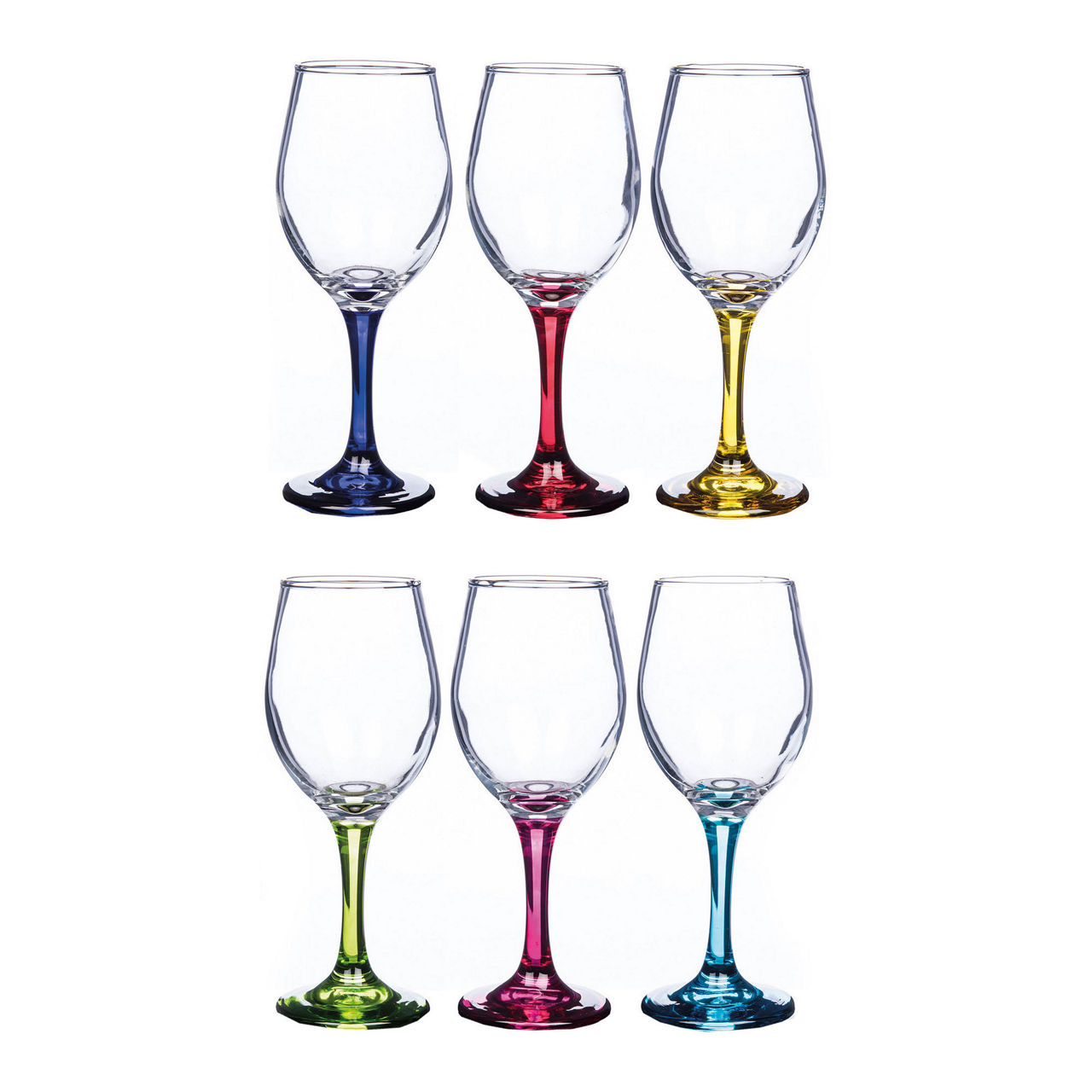 Rainbow Party Wines Set of Six Rainbow Party Wines Set of Six