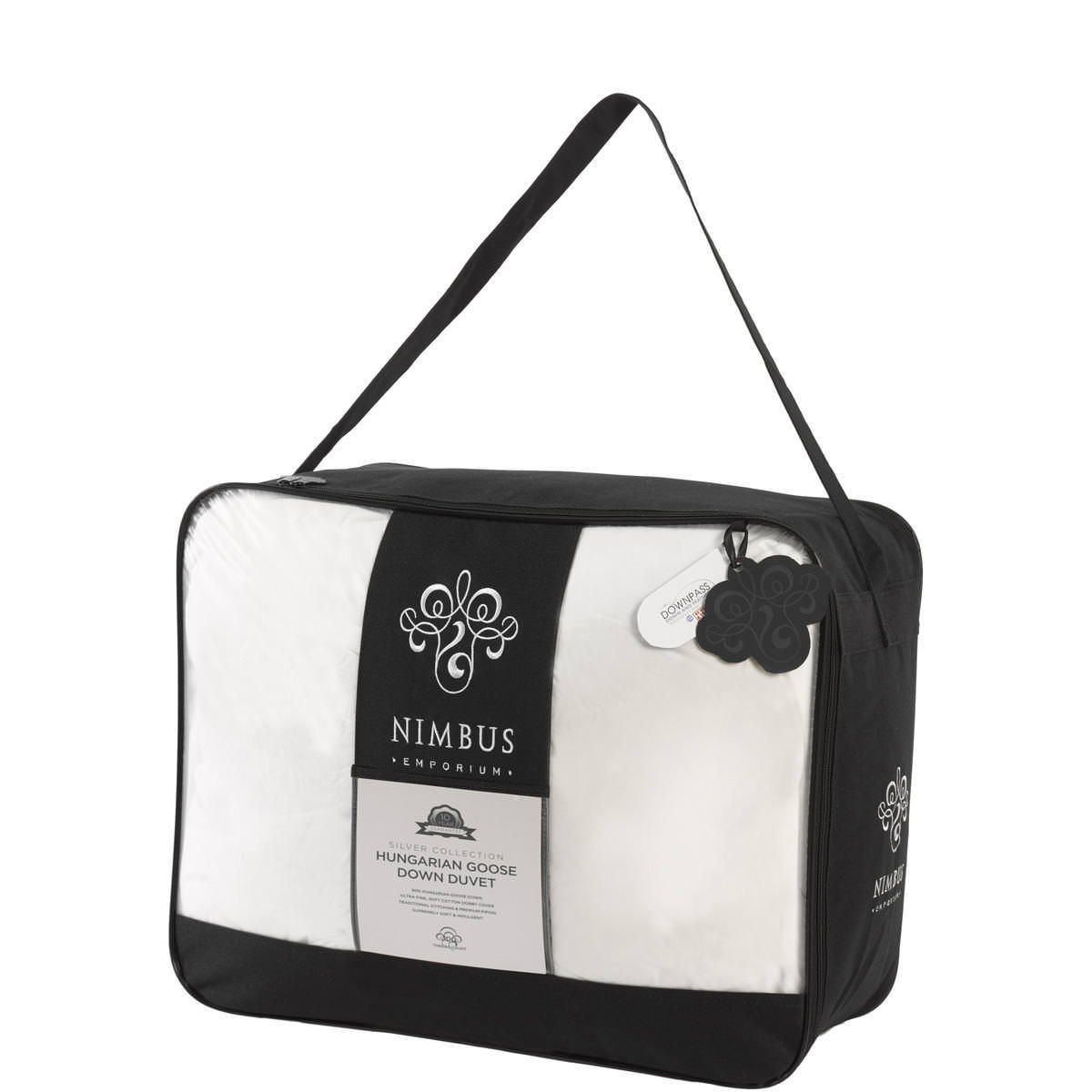 Hungarian Goose Down 10.5 Tog Duvet Silver Collection