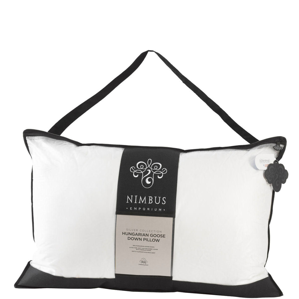 Hungarian Goose Down Pillow Silver Collection