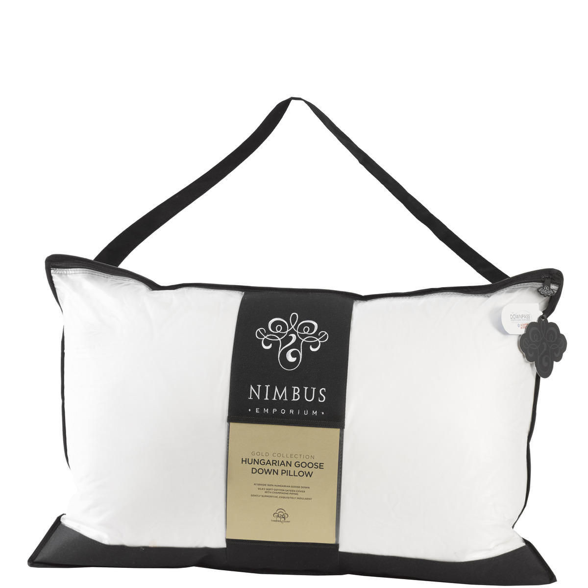 Hungarian Goose Down Pillow Gold Collection