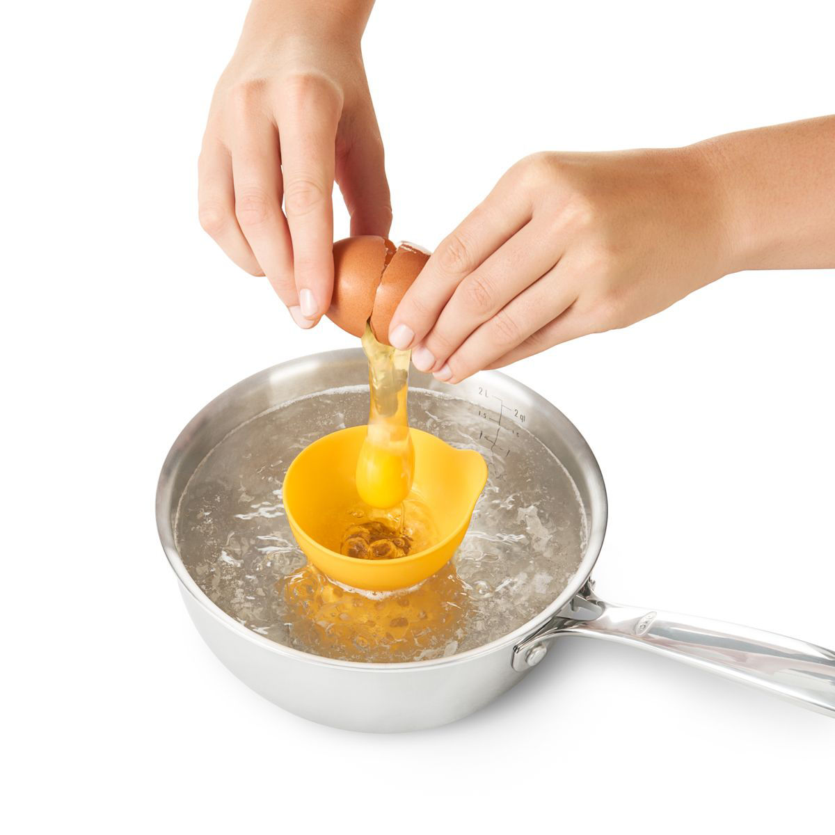 2 Piece Silicone Egg Poaching Set