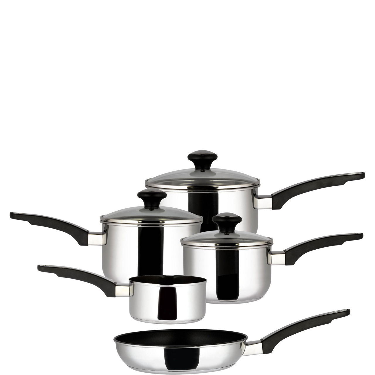 Every Day Saucepan Set Of 5
