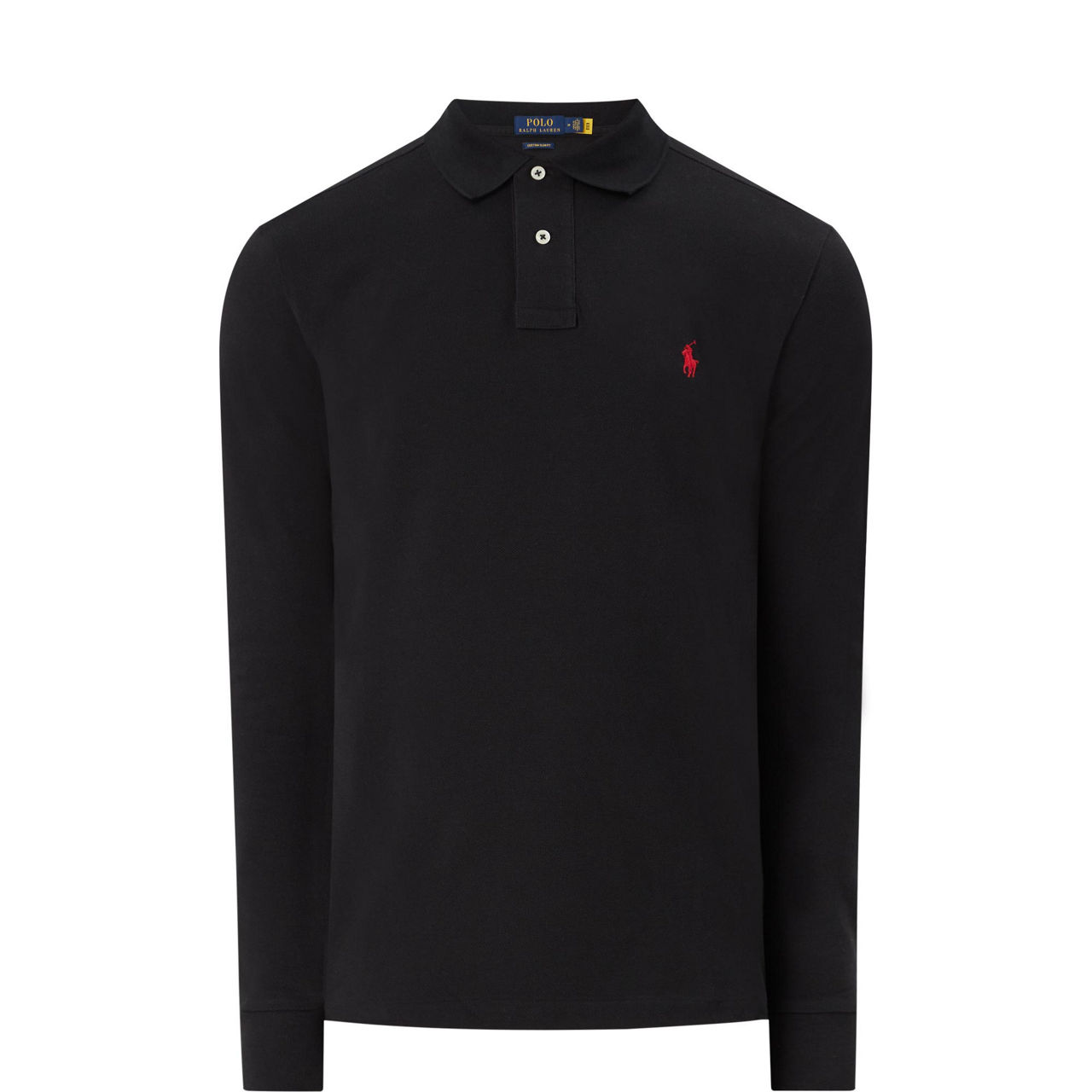 Custom Fit Long Sleeve Polo Shirt