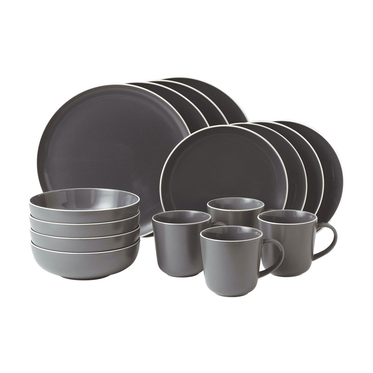 Bread Street Kitchen 16-Piece Dinner Set Slate Bread Street Kitchen 16-Piece Dinner Set Slate
