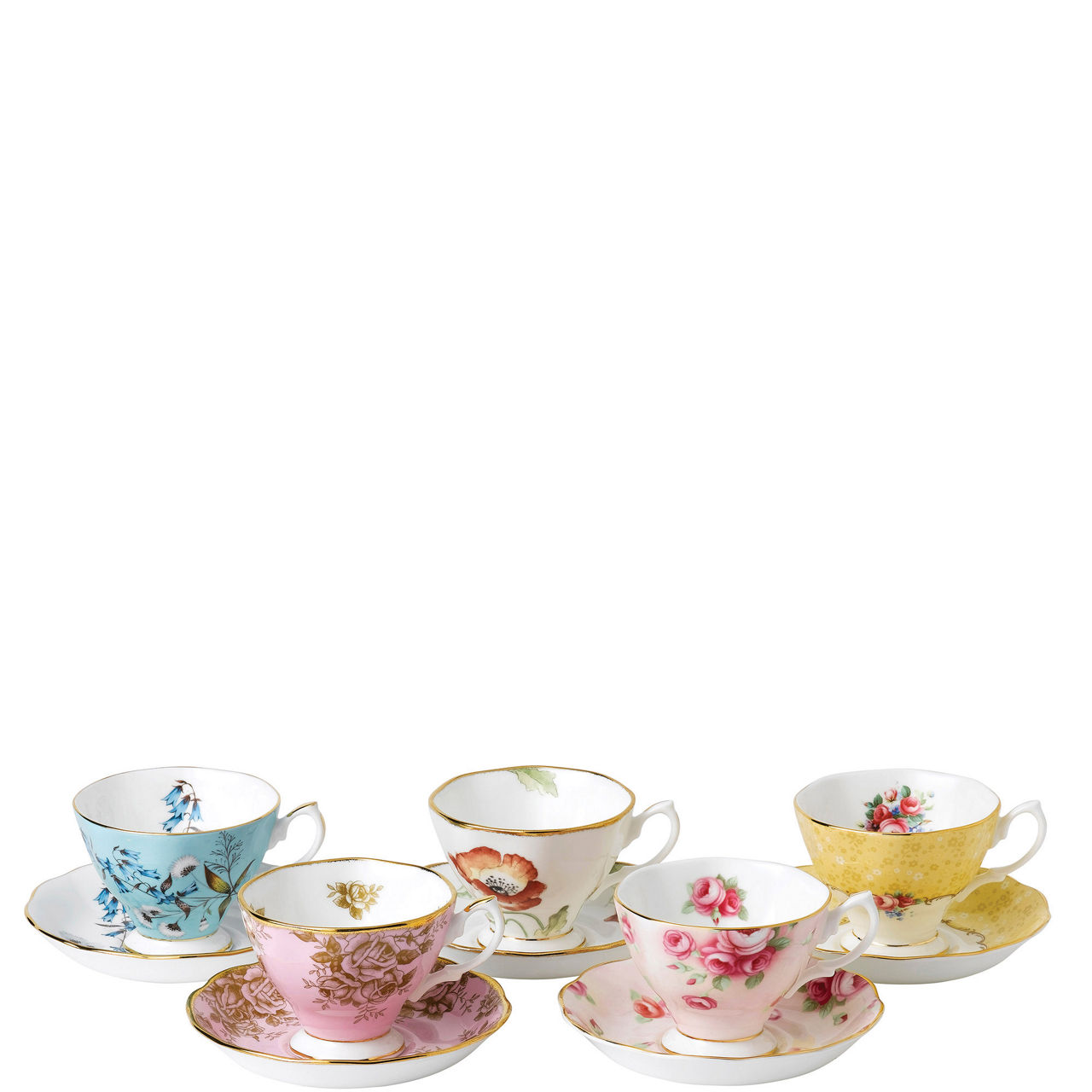 100 Years Teacup and Saucer Set