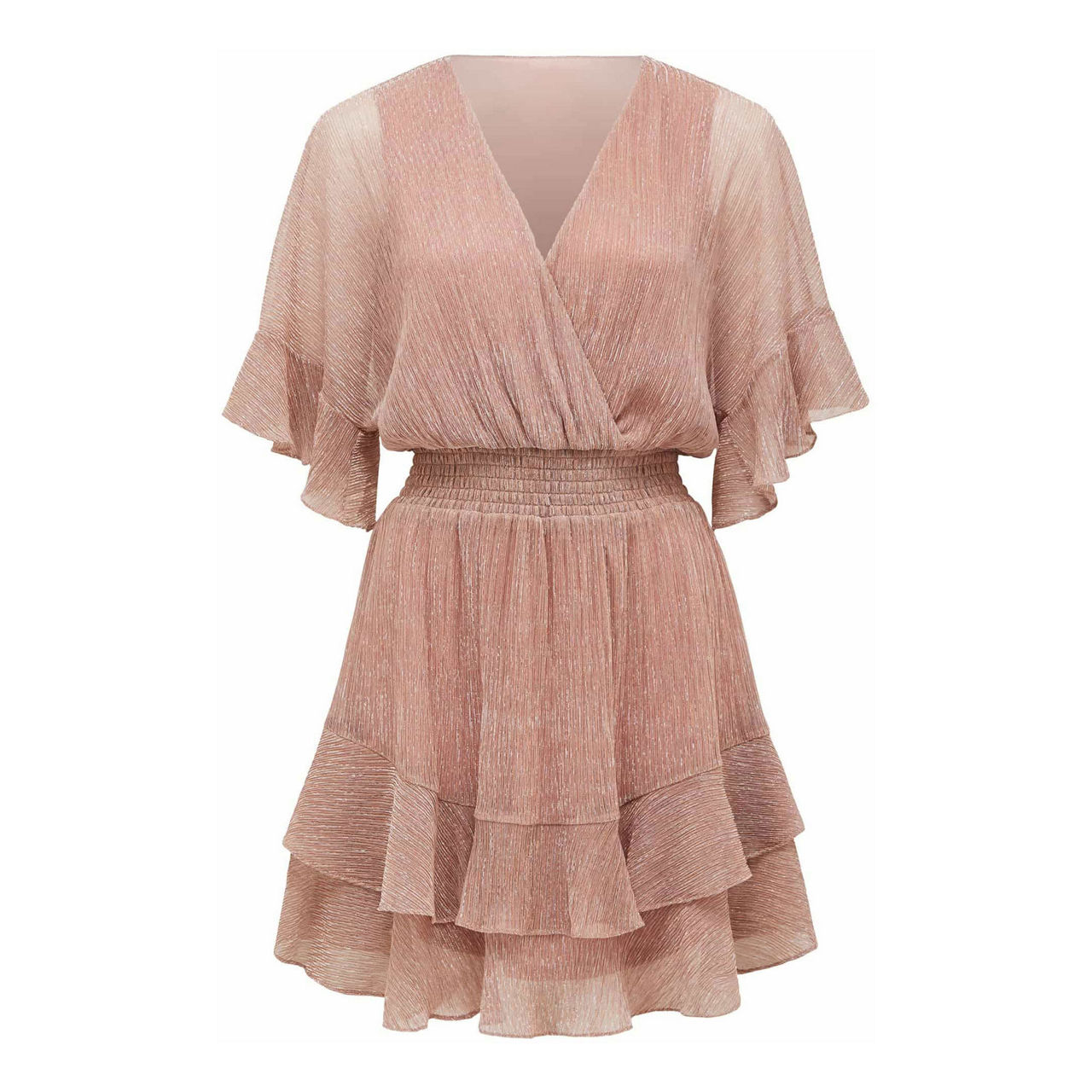 FOREVER NEW Sophie Plisse Mini Dress