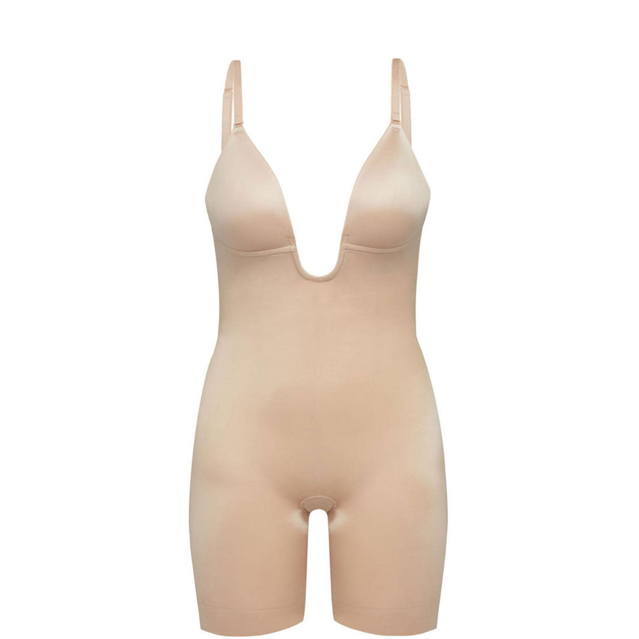 SPANXshape&trade; Suit Your Fancy Plunge Low-Back Mid-Thigh Bodysuit