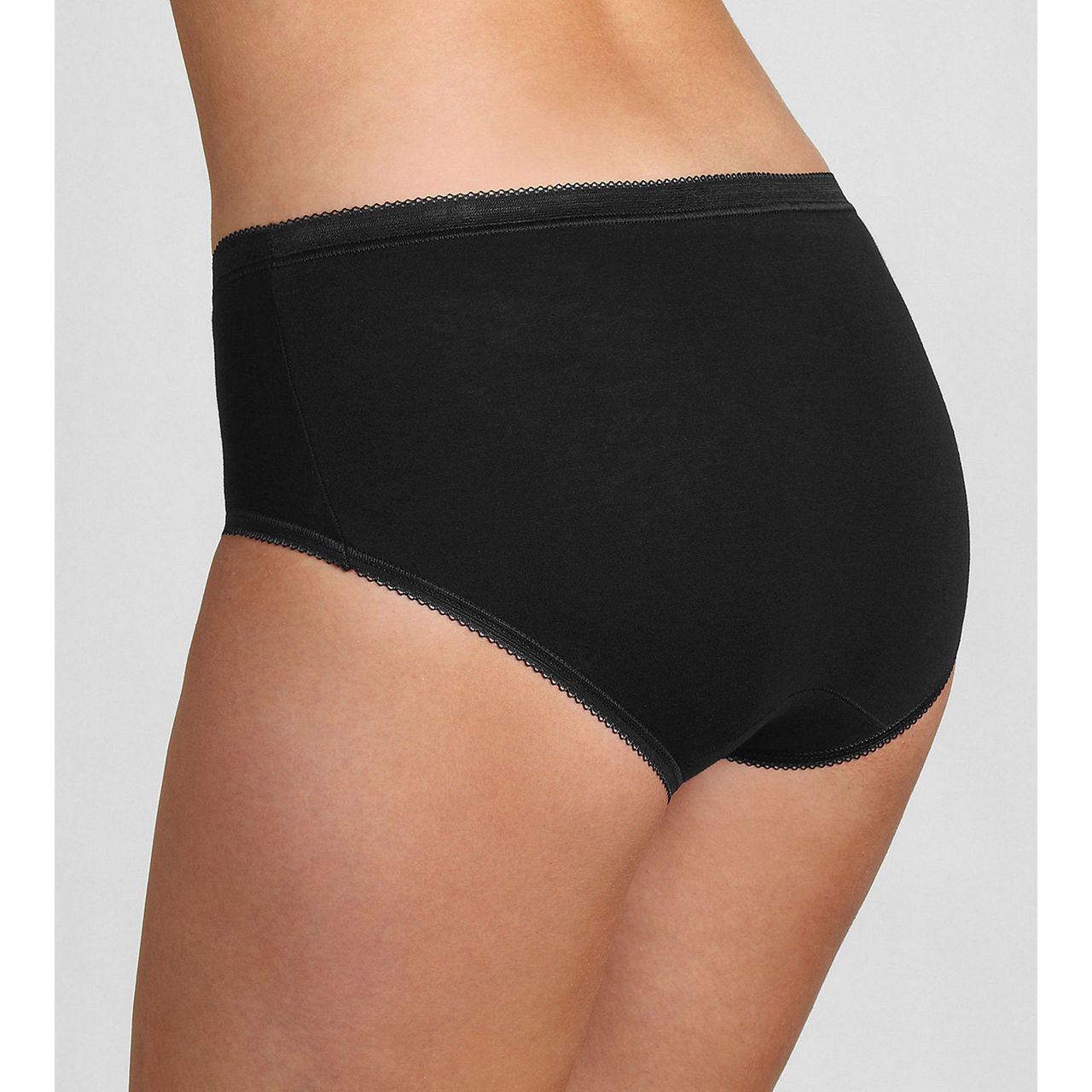 4-Pack Midi Briefs Black
