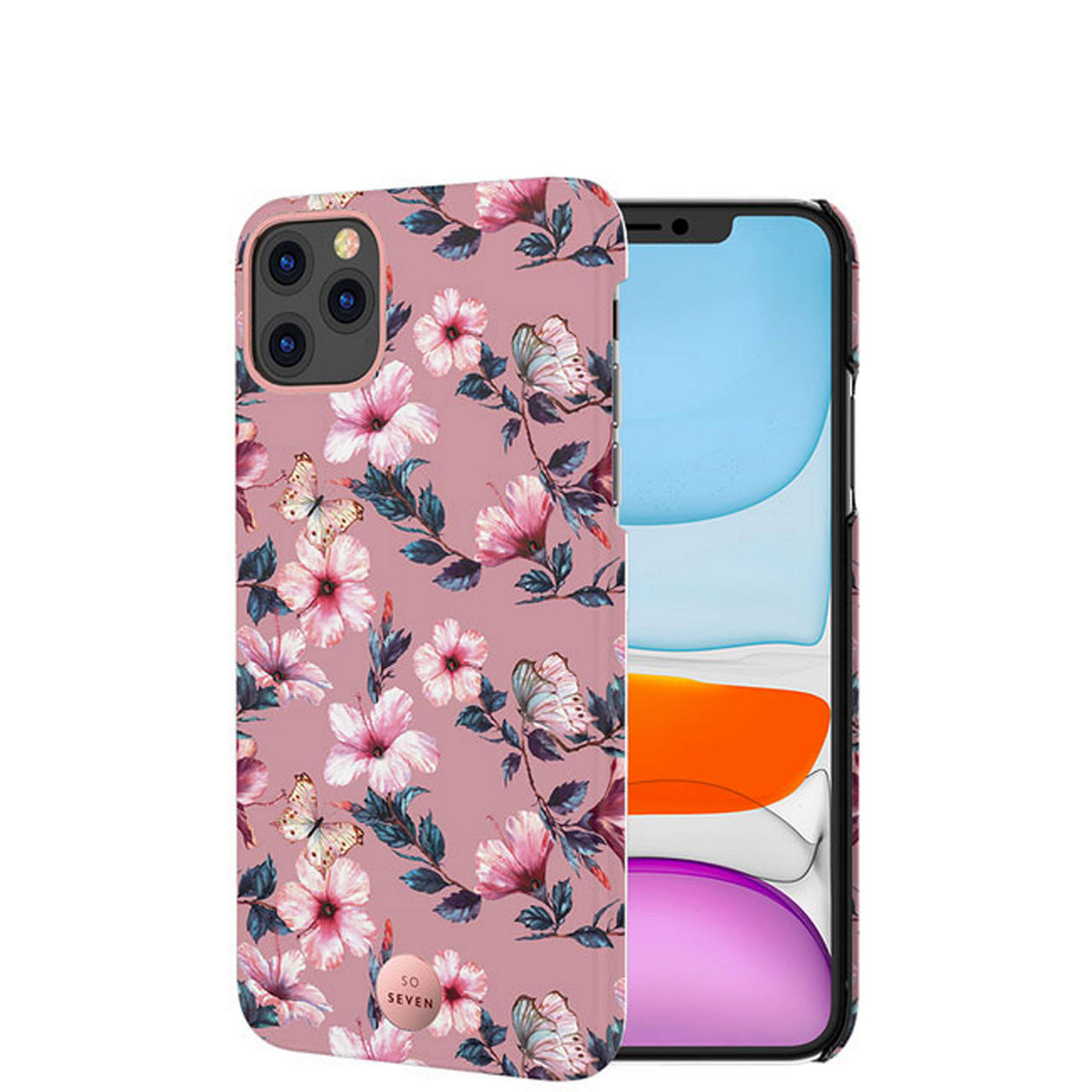 Seoul Pink Hibiscus iPhone 11 Pro Max Cover