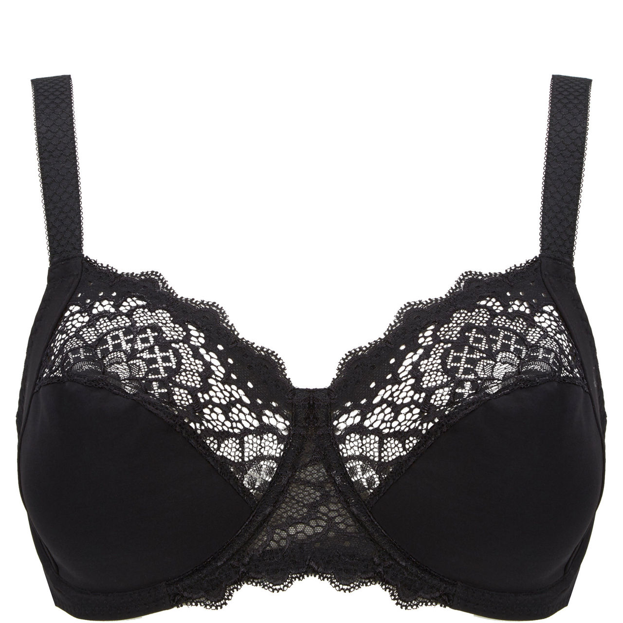 Caresse Full Cup Bra Black
