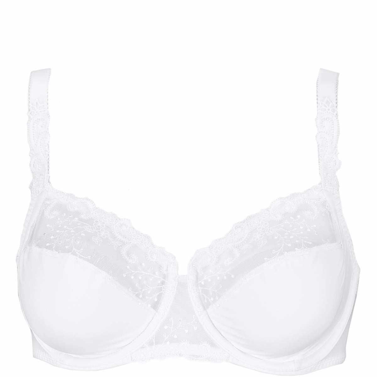Delice Full Cup Bra White