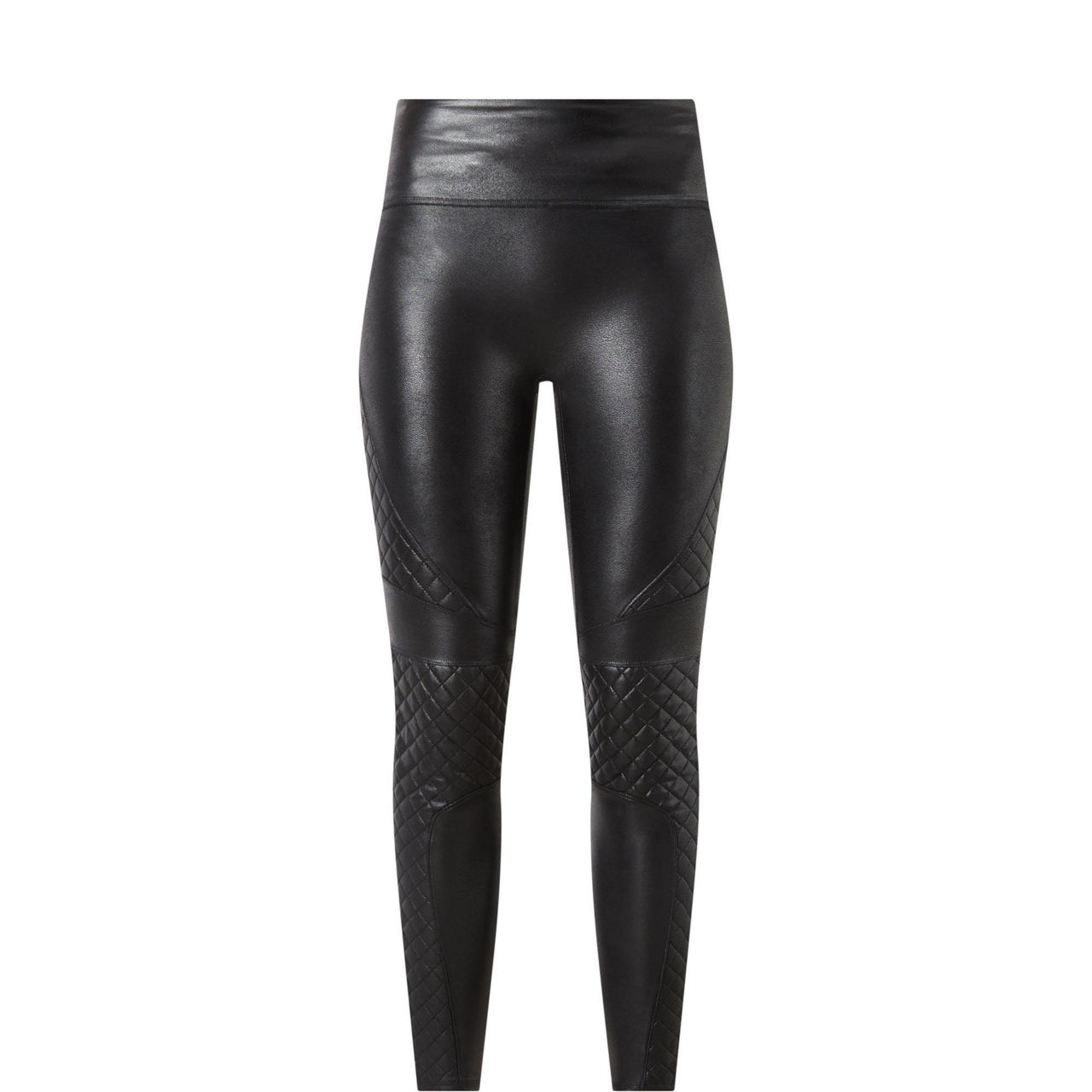 Faux Leather Quilted Leggings