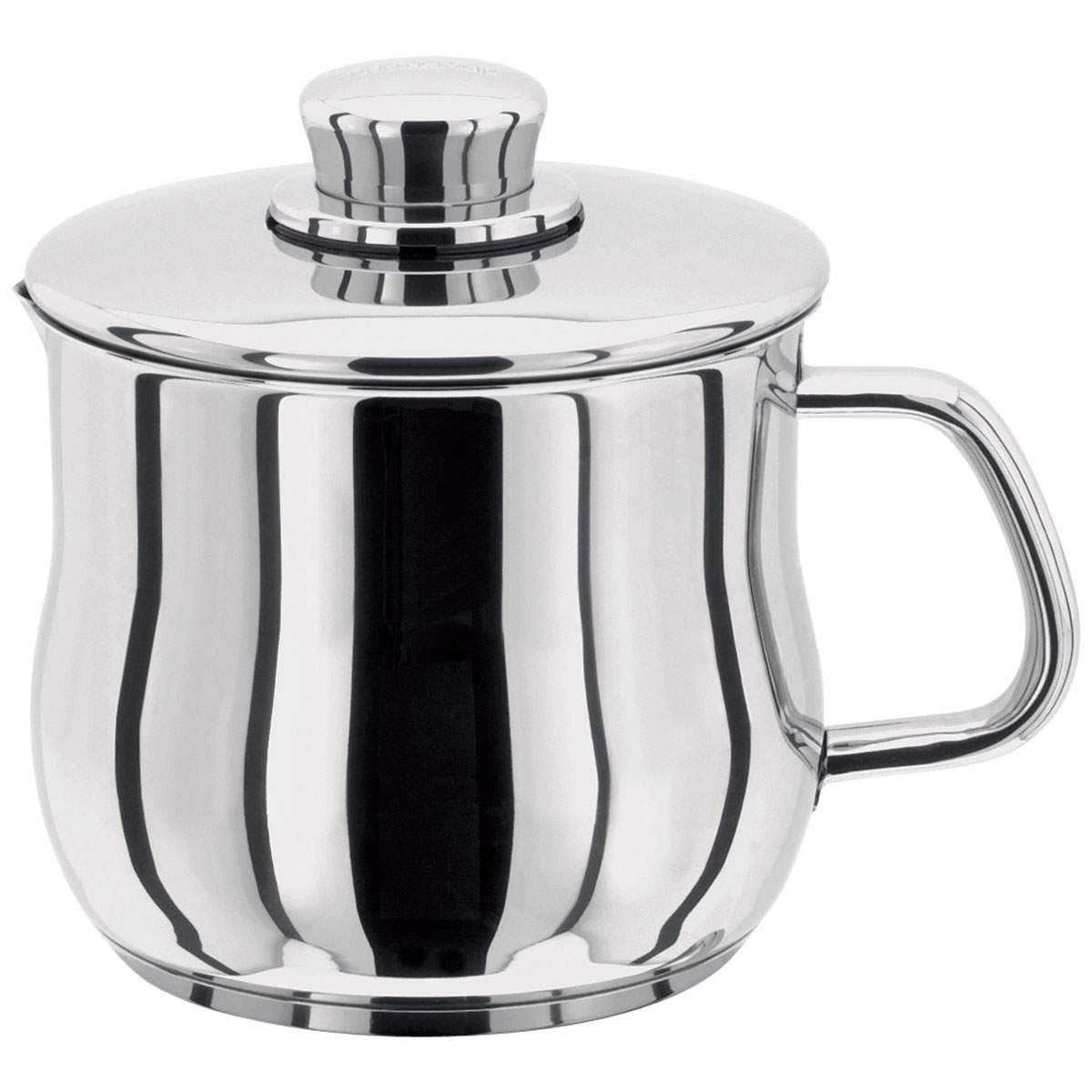 1000 Deep 14cm Milk Sauce Pot With Lid