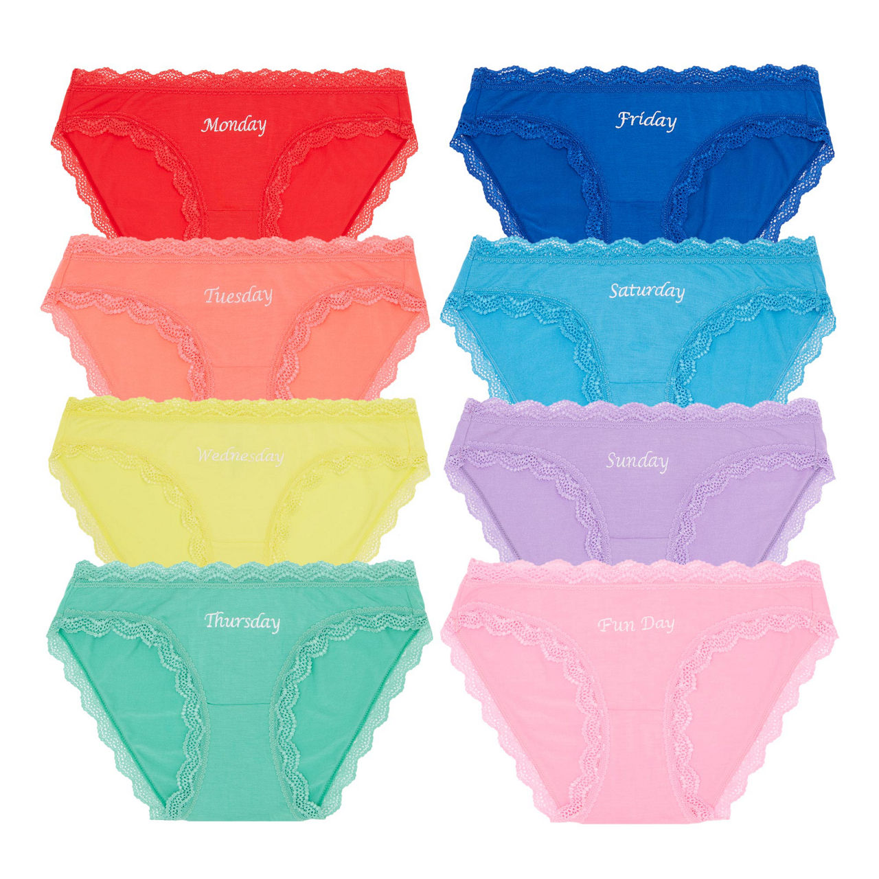 Eight-Pack Weekday Briefs Eight-Pack Weekday Briefs