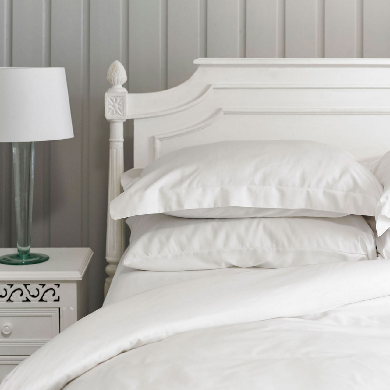 400 Thread Count Housewife Pillowcase White