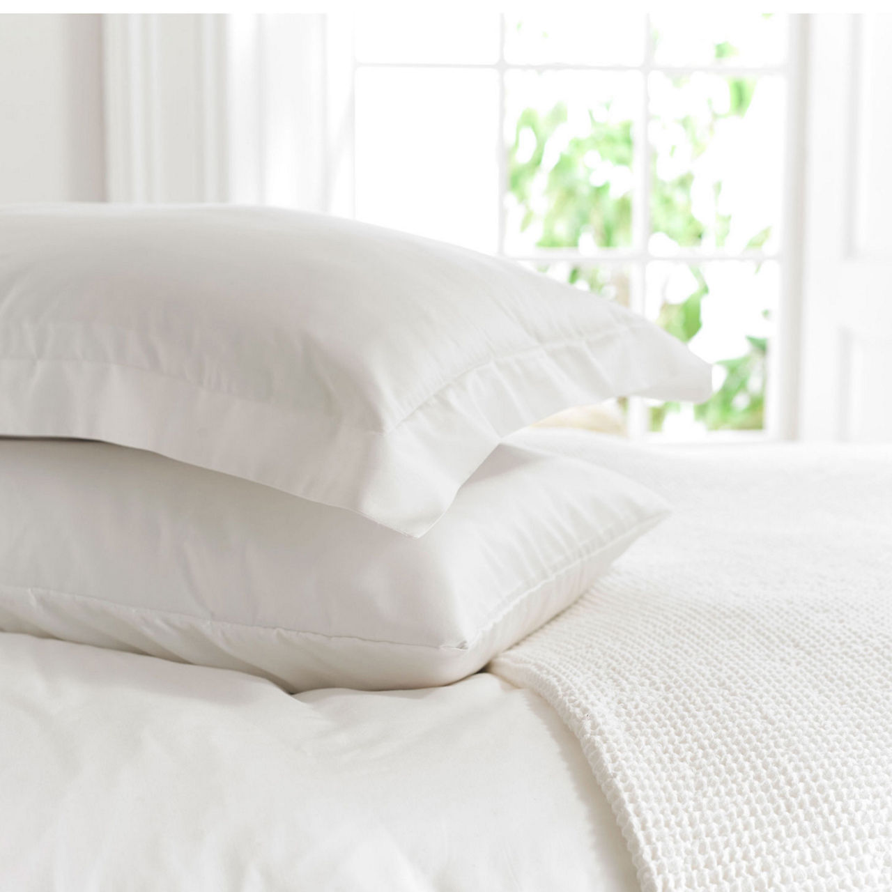 400 Thread Count Oxford Pillowcase White