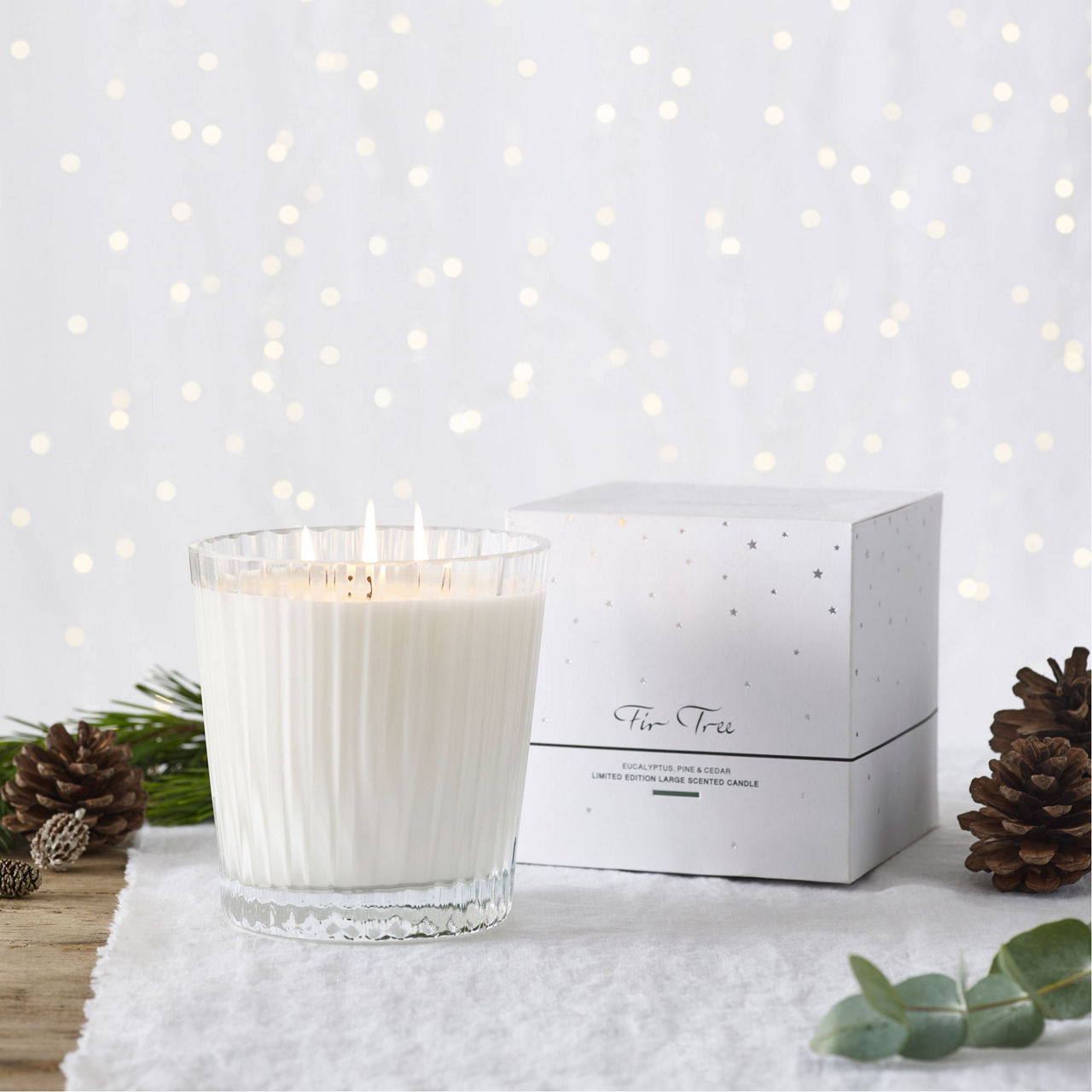 Fir Tree Large Candle