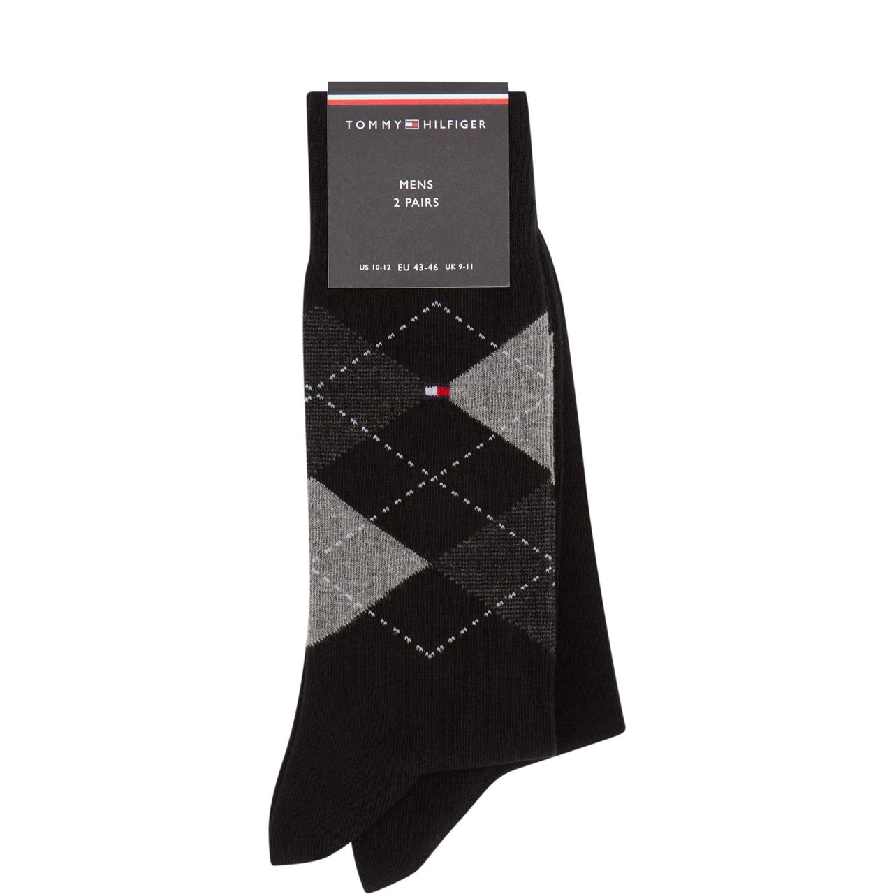 Two-Pack Check Socks