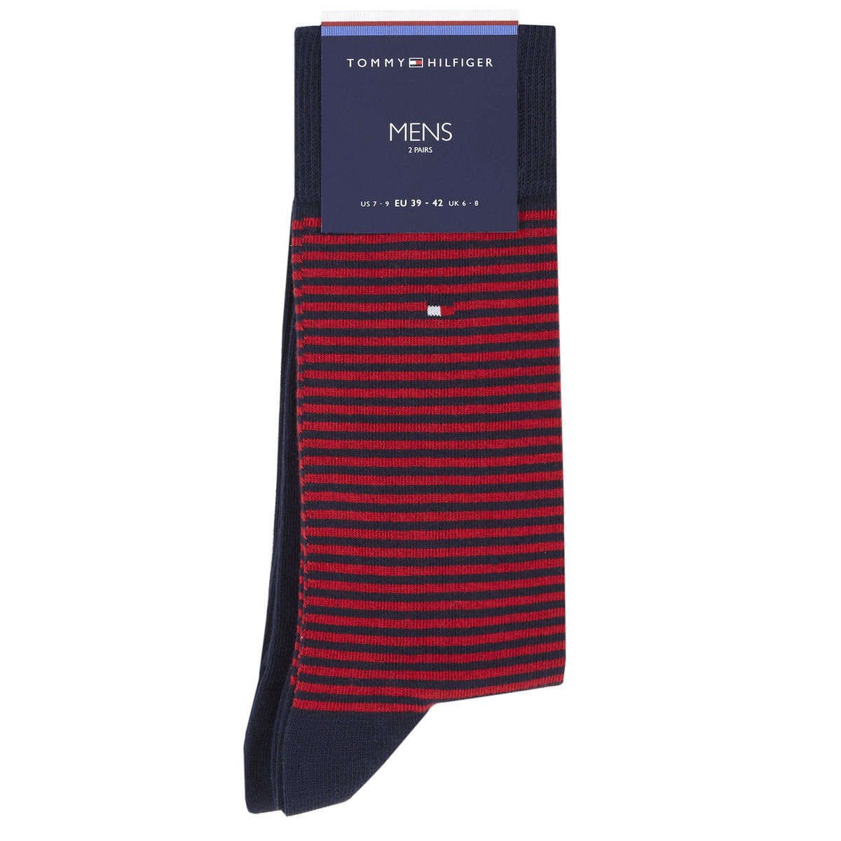 Two-Pack Narrow Stripe Socks