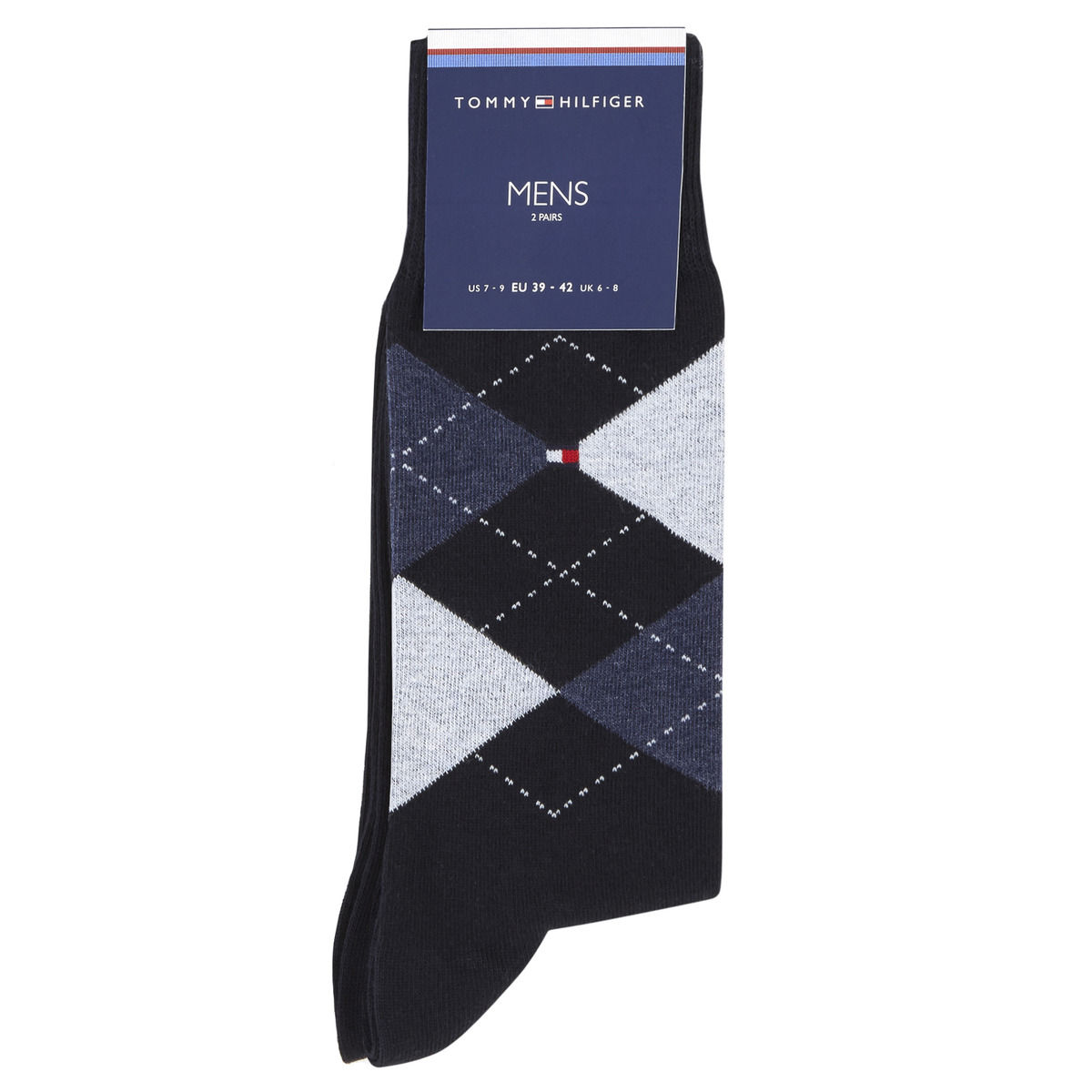 Two-Pack Check Socks