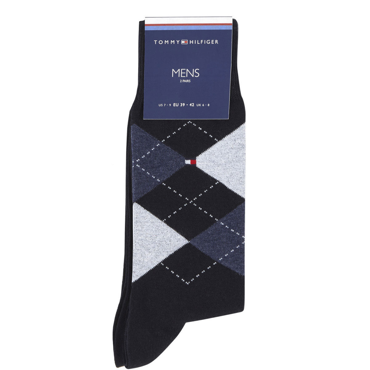 Two-Pack Check Socks