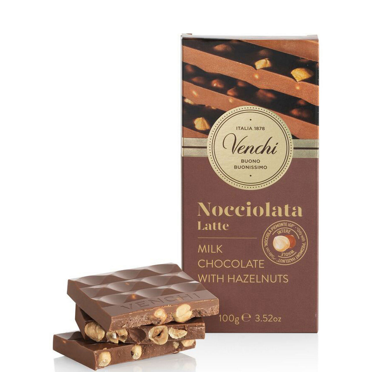 Milk Chocolate Hazelnut Bar 100g