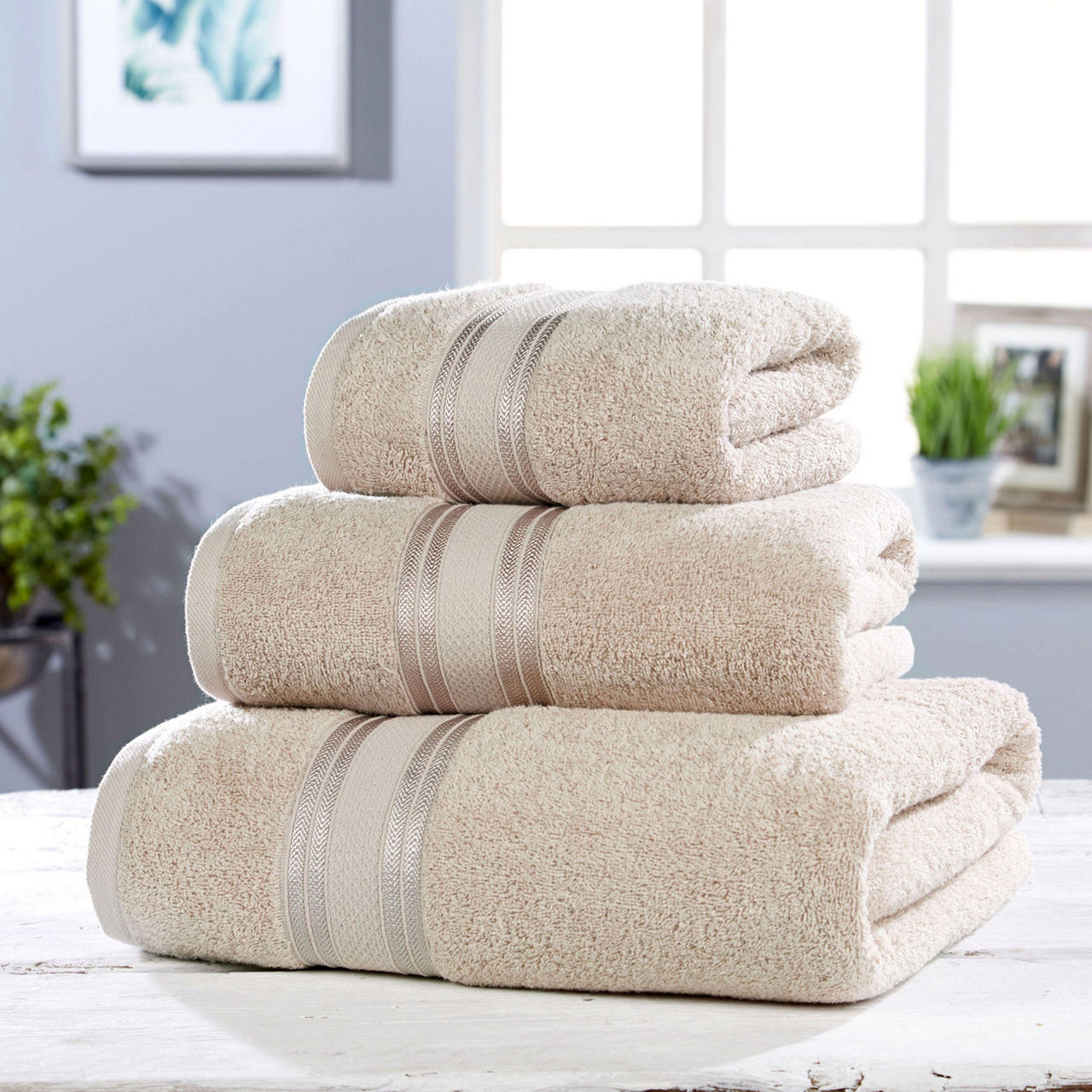 Cotton Towel Stone