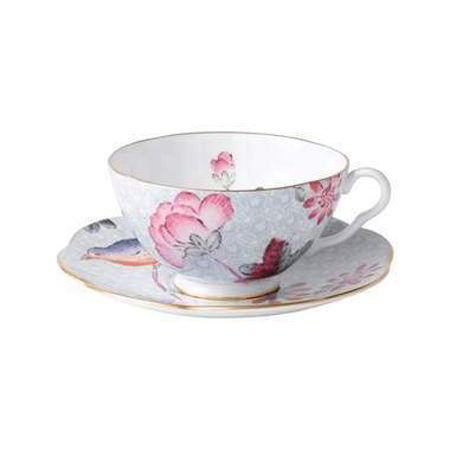 Cuckoo Teacup and Saucer