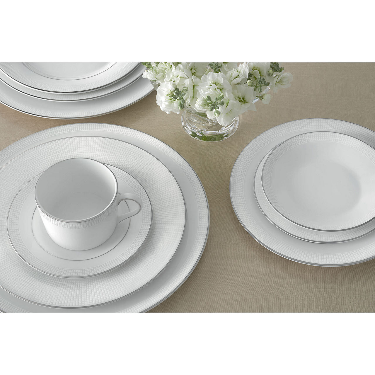Blanc Sur Blanc Plate 20cm