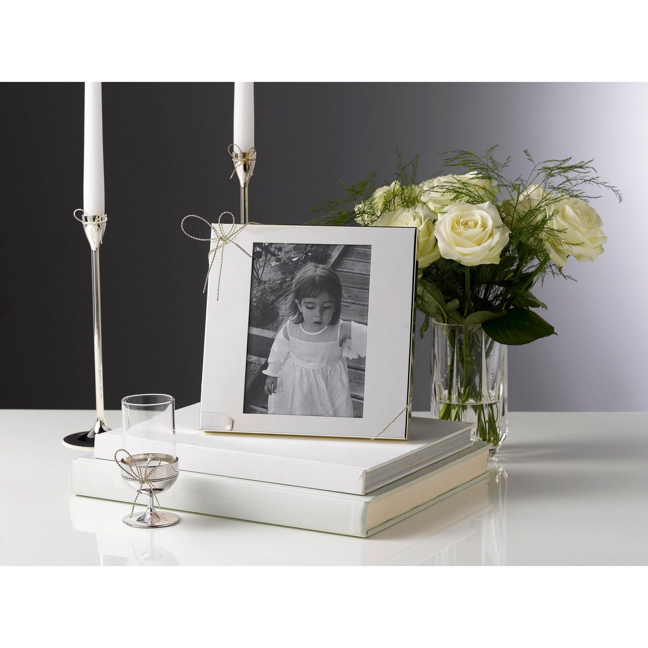 Vera Wang Love Knots Tea Light Holder Set of Two
