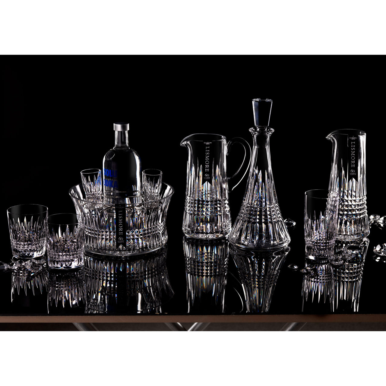 Lismore Diamond Vodka Chill Set
