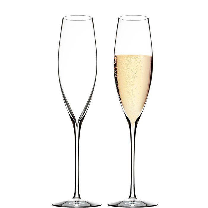 Two Elegance Classic Champagne Flutes
