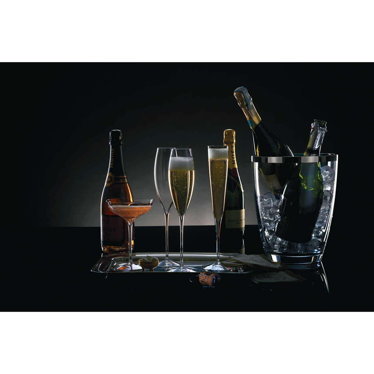 Two Elegance Classic Champagne Flutes